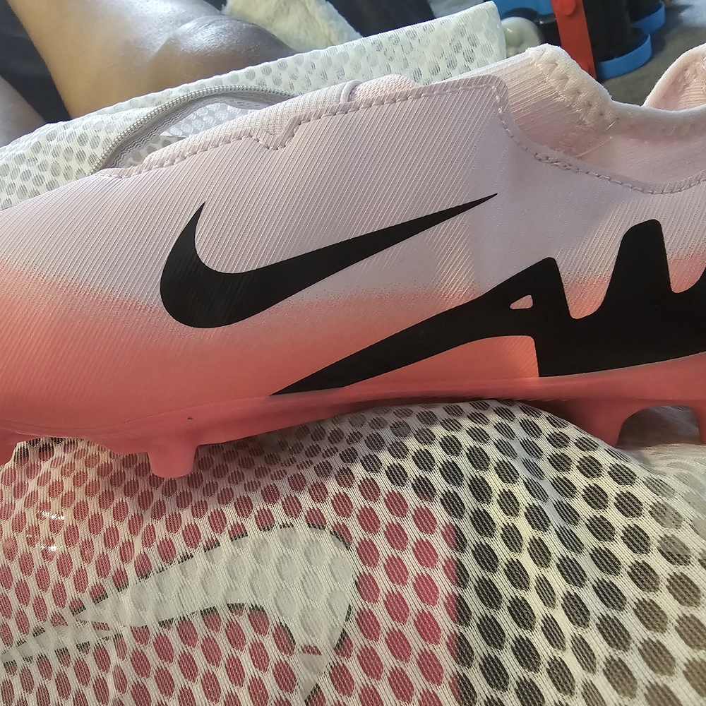 Nike Pink and Black Soccer Cleats